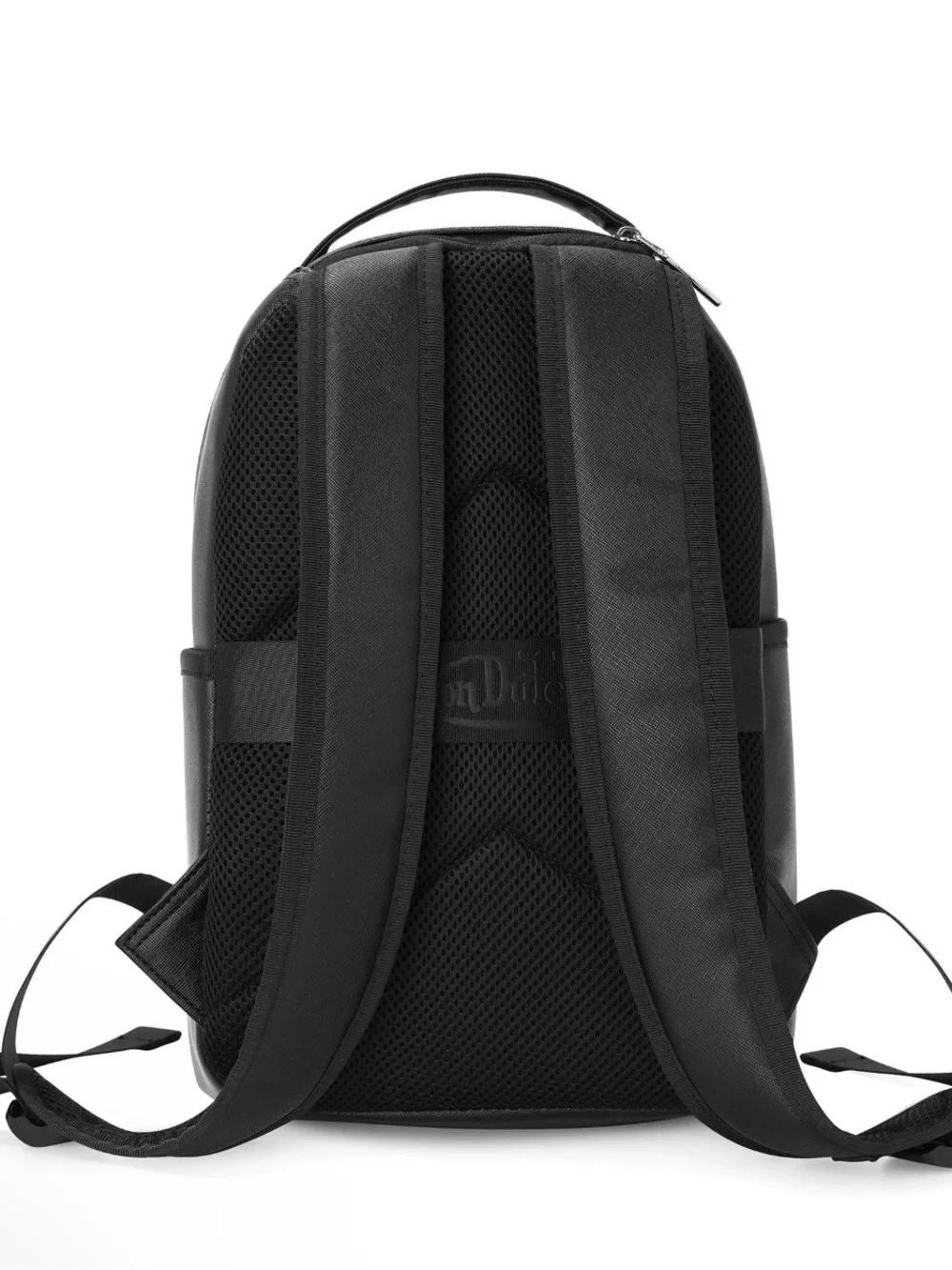 Von Dutch Black Mini Backpack with Multicolor Sticker Graphics